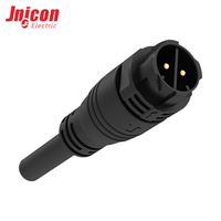 Conector de Alimentación Impermeable M25 de 2 Pines, 50A, 500V, IP67, Juego de Conectores Macho y Hembra Sobremoldeados para Sistema Solar