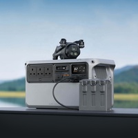 Station d'alimentation LiFePO4 DJI Power Auro 2000 Elite 2016Wh, durable, compacte (24 % plus petite), 19 kg, 2000 W, fiable pour les voyages