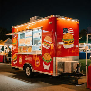 Camion de cuisine mobile 2025 pour la vente de nourriture aux États-Unis, barbecue, chariot de nourriture, remorque de traiteur - Product Image 3