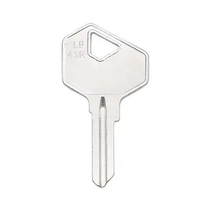 Us Market High Class Lf43r Nickel Plated House Key Blanks Brass Door Lock Blank Key For Key Cutting Machine