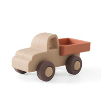 Mini voitures de course amusantes en silicone, développe la motricité, la coordination œil-main pour les jouets pour tout-petits