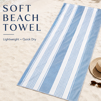 Summer Beach Towel Multifunctional Turkish Bath Towel Multi-Color Rectangle Handmade Tassel Water-Absorbent Quick-Drying