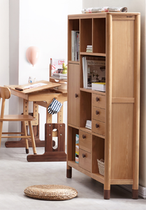 Nuovo Design Library Uso Moderno Francese <span class=keywords><strong>Libreria</strong></span> In Legno Massello di - Product Image 5