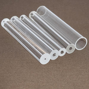 Tubo de vidro de quartzo transparente fundido para termopar - Product Image 2