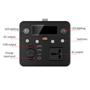 มีสินค้าในสต็อก แบตเตอรี่พกพา LiFePO4 500W สำหรับตั้งแคมป์ ตกปลา 435.2Wh สถานีพลังงานแสงอาทิตย์ พร้อมตัวควบคุม MPPT สำรองไฟฟ้า H - Product Image 3