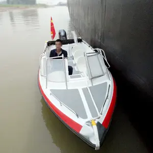 High-Quality 20 Feet Fiberglass Fishing Boat for Stability and Speed 