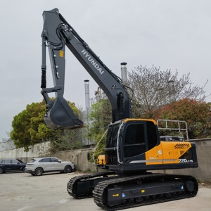 Excavadora hidráulica original Hyundai 220LC 9S de 20 toneladas de Corea, excavadora 220, excavadora hidráulica sobre orugas con buenas condiciones - Product Image 3