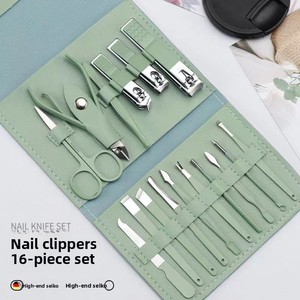 Ensemble de 16 <span class=keywords><strong>coupe</strong></span>-<span class=keywords><strong>ongles</strong></span> et outils de pédicure en acier inoxydable Nouveaux <span class=keywords><strong>coupe</strong></span>-<span class=keywords><strong>ongles</strong></span> inclinés pour la beauté - Product Image 3