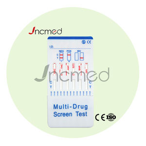 Prueba de pantalla de múltiples medicamentos COC THC AMP BZO <span class=keywords><strong>BAR</strong></span> para muestra de orina Manual para uso en hospitales y hogares - Product Image 1