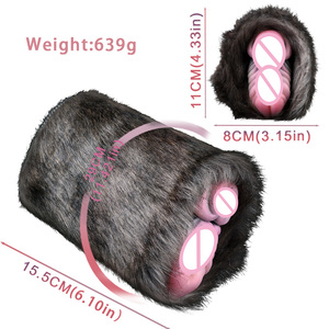 Masturbadores masculinos peludos, Copa con piel, bolsillo de silicona, juguete de masturbación masculina, juguete sexual para adultos, masturbador realista para hombres - Product Image 6