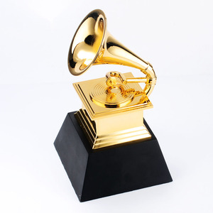 2025 Trofeos Grammy personalizados <span class=keywords><strong>Premios</strong></span> Crystal Honor Metal con música UV y técnica plateada de serigrafía - Product Image 4
