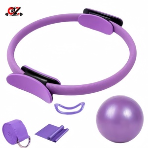 CZFIT Pilates <b>Ring</b> Five-piece Set <b>Stretch</b> Band Resistance Band 25cm Yoga Microphone Ball Pilates Ball Yoga <b>Ring</b> Combination - Product Image 1