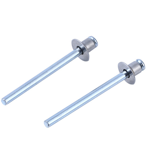 SDPSI DCT Zinc plateado acero completo lado plano doble cabeza avellanada tirar a través de remache ciego PT para puerta ventana gabinete - Product Image 3