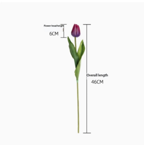 Tulipani Artificiali in PU all'Ingrosso, Fiori Finti Realistici per Bouquet da Matrimonio, Decorazioni per Vasi e Centrotavola Primaverili - Product Image 3