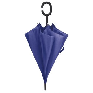 Paraguas con Mango Azul, Tela 190T, Doble Toldo, Apertura Automática/Semiautomática, Tradicional, Casual, 102cm, Promocional - Product Image 2