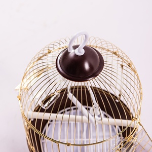 Jaula para Loros Grande de Acero Inoxidable Plegable de Diseño Moderno y Lujoso para Exteriores con Cierre de Botón a Presión - Product Image 5
