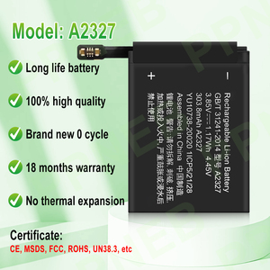 Vente en gros Mini <span class=keywords><strong>batterie</strong></span> de montre rechargeable pour <span class=keywords><strong>Apple</strong></span> <span class=keywords><strong>Watch</strong></span> Series 6 44mm Batteries de <span class=keywords><strong>remplacement</strong></span> A2327 303.8mAh en stock CE FCC - Product Image 3