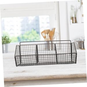 <b>Hanging</b> <b>Wire</b> Kitchen Storage <b>Basket</b> Adhesive Cabinet Door Organizer Pantry Organization Rack and Shelf No Drilling Required - Product Image 5