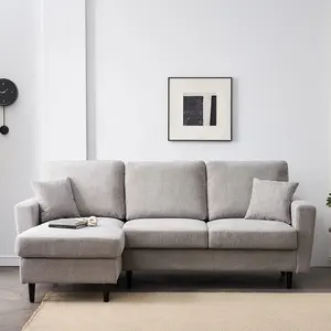 Ghế Sofa Thiết Kế Cao Cấp Vải Đơn Giản Hiện Đại Kích Thước Căn Hộ Sống Một Ghế Sofa Bọc Trong Vải