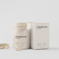 Emballage personnalisé en carton pour flacons pharmaceutiques, boîtes à pilules, capsules de vitamines, cartons pharmaceutiques, boîtes à médicaments en papier