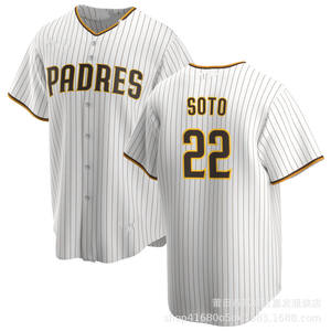 Maillot de baseball personnalisé # 23 - Inspiré de l'équipe de San <span class=keywords><strong>Diego</strong></span> - Nom et numéro personnalisés - Uniforme de sport respirant et cousu pour hommes - Product Image 2