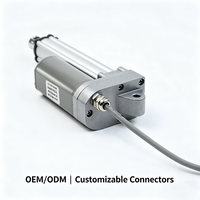 Actionneur linéaire DC YH8-525, course de 2500 mm, étanche IP65, moteur à balais, capacité de charge de 2500 N pour maison intelligente, bateau, vélo électrique