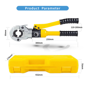 Pressa Idraulica Portatile per Tubi in Rame PEX, Macchina per Crimpatura ad Alta Pressione con Matrici in Acciaio <span class=keywords><strong>U</strong></span> <span class=keywords><strong>V</strong></span> <span class=keywords><strong>M</strong></span> VAU VUS 1 per Raccordi HVAC - Product Image 6
