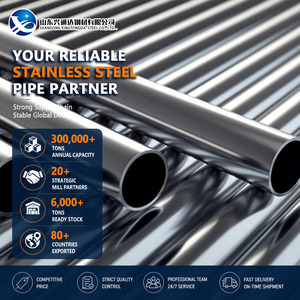 High Quality 301 304 Satin Finish 60.3mm x 4mm JIS G3459 Stainless Steel Pipe for Desalination Plant - Product Image 1