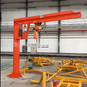 Grúa Cantilever de 1 Tonelada con Rotación Eléctrica de 360 Grados, Brazo Único Montado en Pared con Control Remoto - Product Image 3