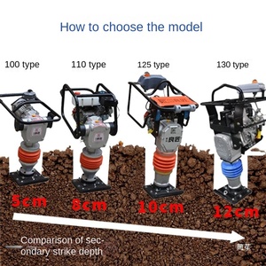 Máy đầm rung đứng ba/hai pha chạy điện/xăng dùng cho đầm nền móng, đường lát - Product Image 6