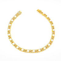 Collar de Cadena con Círculos de Perlas de Aleación de Zinc, Dorado y Plateado, con Cristales, para Hombres y Mujeres, Joyería Hepburn, Accesorios de Moda, Regalo