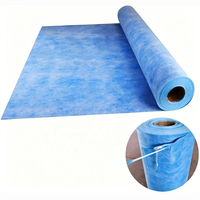 Membrane composite imperméable PP PE 300g, matériau imperméable en polyéthylène et polypropylène pour sous-couche de toilettes, sous-sols et douches