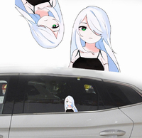 Course personnalisée claque JDM dérive populaire dessin animé planche à roulettes anime voiture tueur vinyle autocollant décalcomanie