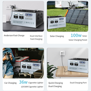 Generadores de Energía Solar Portátiles de Última Generación 2025, Estación de Energía Portátil para Exteriores de 2419WH, 1600W, 2000W, 3000W - Product Image 5