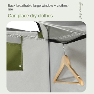 Personnalisation profonde Portable Camping <span class=keywords><strong>pêche</strong></span> douche <span class=keywords><strong>tente</strong></span> isolation couverture <span class=keywords><strong>de</strong></span> bain toilette Mobile pour des aventures en plein air confortables - Product Image 2