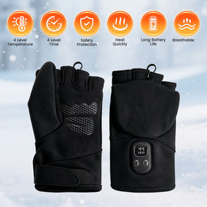 Guantes Calefactables sin Dedos para Hombre y Mujer, Guantes Eléctricos Recargables para Manos Completas y Medias, Guantes Calefactables Eléctricos para Trabajar en Invierno - Product Image 2