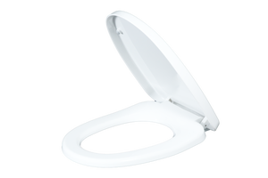 Siège de toilette blanc pur durable avec mécanisme d'ouverture et de fermeture silencieux et matériaux de haute qualité pour un confort et une stabilité durables - Product Image 2