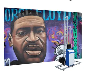 Art Canvas verticale Uv 3d intelligente murale parete pittura automatica stampante macchina per parete e pavimento