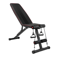 Portable pliable gain de place stockage facile Fitness banc de musculation banc d'inclinaison réglable entraînement Gym haltère équipement de Fitness