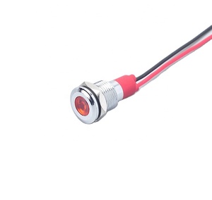 16Mm 19Mm 22Mm Đường Kính Màu Đỏ Màu Xanh Lá Cây 12V 24V Thiết Bị Bảng Điều Chỉnh <span class=keywords><strong>LED</strong></span> Chỉ Số Ánh Sáng 220V Kim Loại Chỉ Số Ánh Sáng - Product Image 3