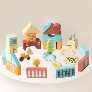 Bloques de Construcción de Espuma Suave EVA Happy FARM, Juguetes para Niños, Jardín de Infancia, Juguetes Educativos Pequeños para Armar en el Escritorio - Product Image 3