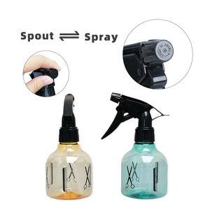 Botella de Spray de Plástico de 250 ml Fácil de Usar, Botella de Spray de Agua para Salón de Belleza con Diseño de Tijeras y Peine - Product Image 3