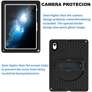 Funda Anticaídas para Tablet Apple iPad 12.9 Pulgadas 2018/2020/2020/2022 para iPad5/<span class=keywords><strong>iPad6</strong></span>/newiPad9.7/2018 9.7 con Correa de Mano - Product Image 4