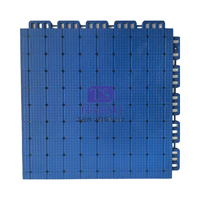 Dalles de sol sportives modulaires vertes à emboîtement pour terrains de basketball extérieurs, gymnases, installation facile pour les écoles et les installations extérieures