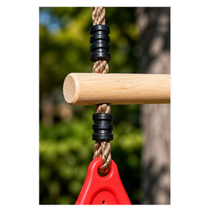<span class=keywords><strong>Trapeze</strong></span> <span class=keywords><strong>en</strong></span> <span class=keywords><strong>bois</strong></span> <span class=keywords><strong>avec</strong></span> <span class=keywords><strong>anneaux</strong></span> 40 cm, balançoire de gymnastique pour enfants, entraînement <span class=keywords><strong>en</strong></span> salle, jeu, personnalisable OEM - Product Image 3