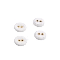 Boutons à œillets à 2 trous recouverts de tissu de 15 mm BM10100 pour projets de couture