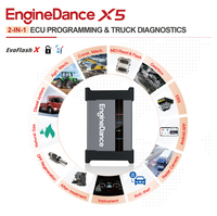 Herramienta de Diagnóstico 2 en 1 Engine Dance con Caja X5, Configuración Completa, Programación de ECU EngineDance X5, Diagnóstico de Camiones