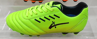 Chaussures de football/soccer tendance pour hommes, vente en gros, cuir PU imperméable, doublure en mesh, confortables, sûres, antidérapantes, chaussures de sport décontractées
