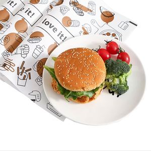 Printed <b>Tray</b> Liner Hot Dog Sandwich Wrapped Burger Wrap <b>Paper</b> Food <b>Paper</b> Sheets Custom Logo Burger <b>Paper</b> - Product Image 1