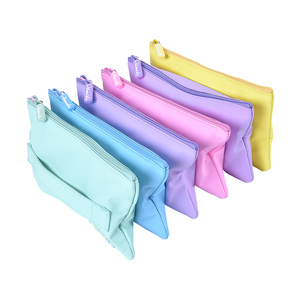 Biểu Tượng Tùy Chỉnh Màu Rắn Bút Trường Hợp Túi Công Suất Lớn Đẹp Dễ Thương Bút Bút Chì Túi Trường Hợp - Product Image 1